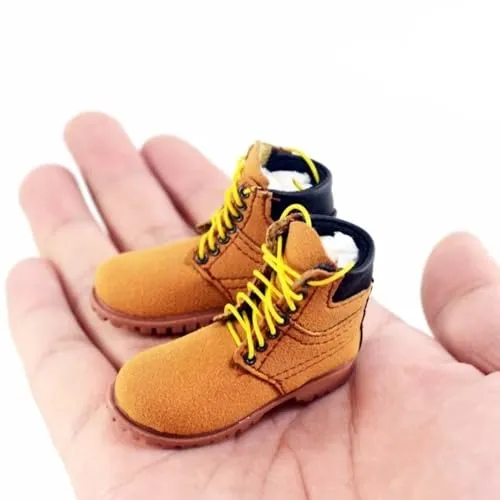 1/6 Scale Figure Accessory: Men's Hiking Boots Shoes Miniature Collectible