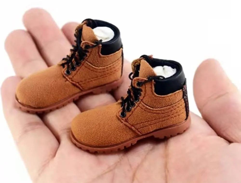 1/6 Scale Figure Accessory: Men's Hiking Boots Shoes Miniature Collectible