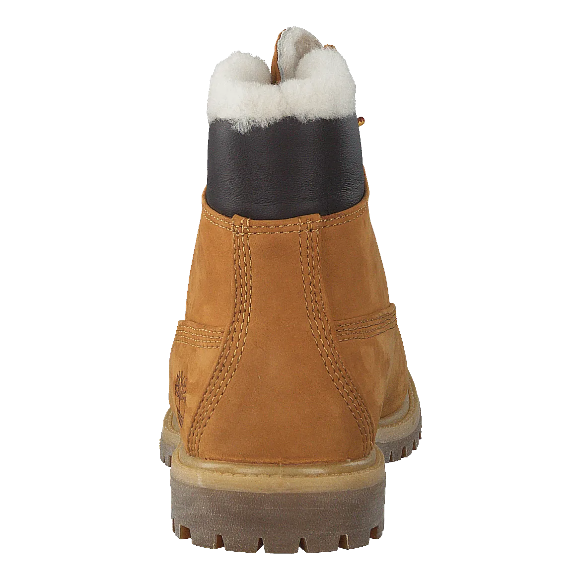 6 Inch Premium Shearling Lined Wheat Nubuck