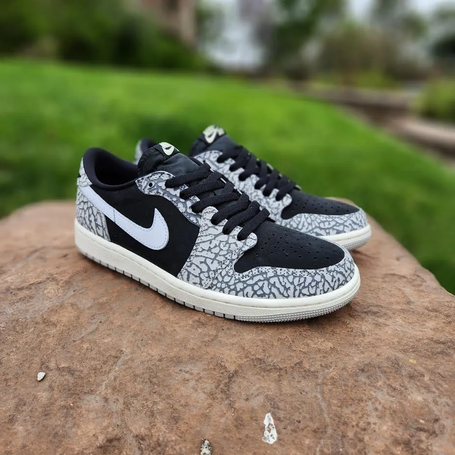 Air Jordan 1 Low OG "Elephant Print"