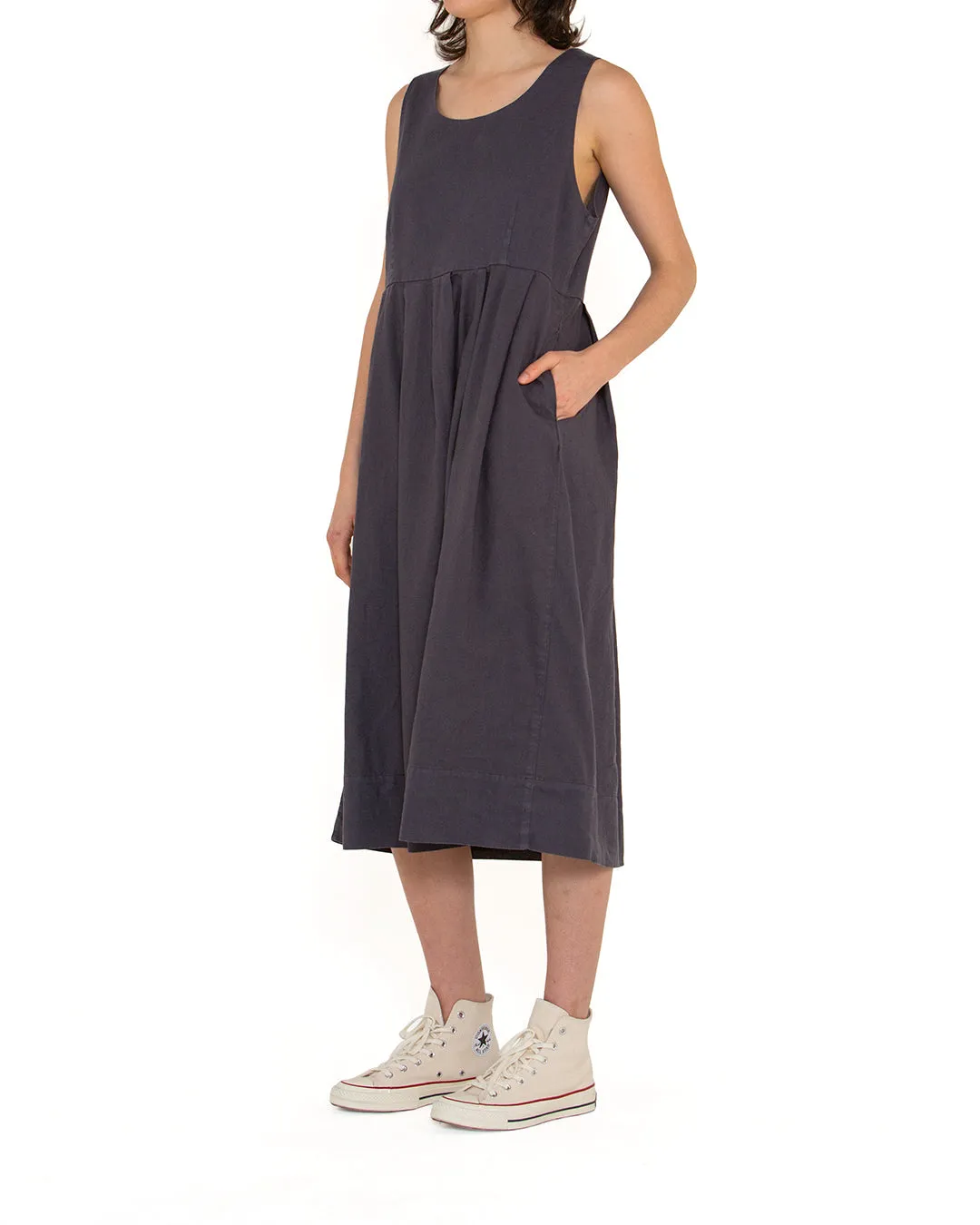 Amelia Dress (Relaxed Fit) - Shadow Grey