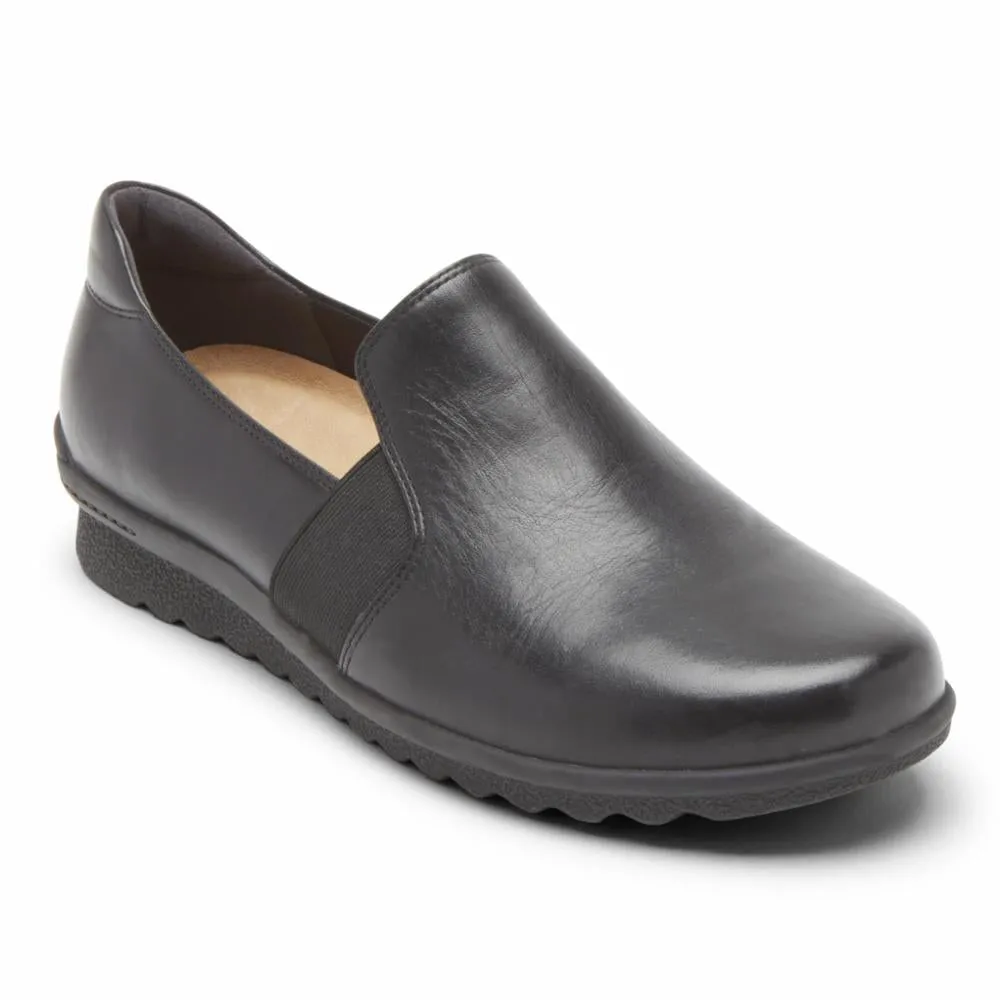 Aravon JOSIE SLIPON BLACK/LEATHER