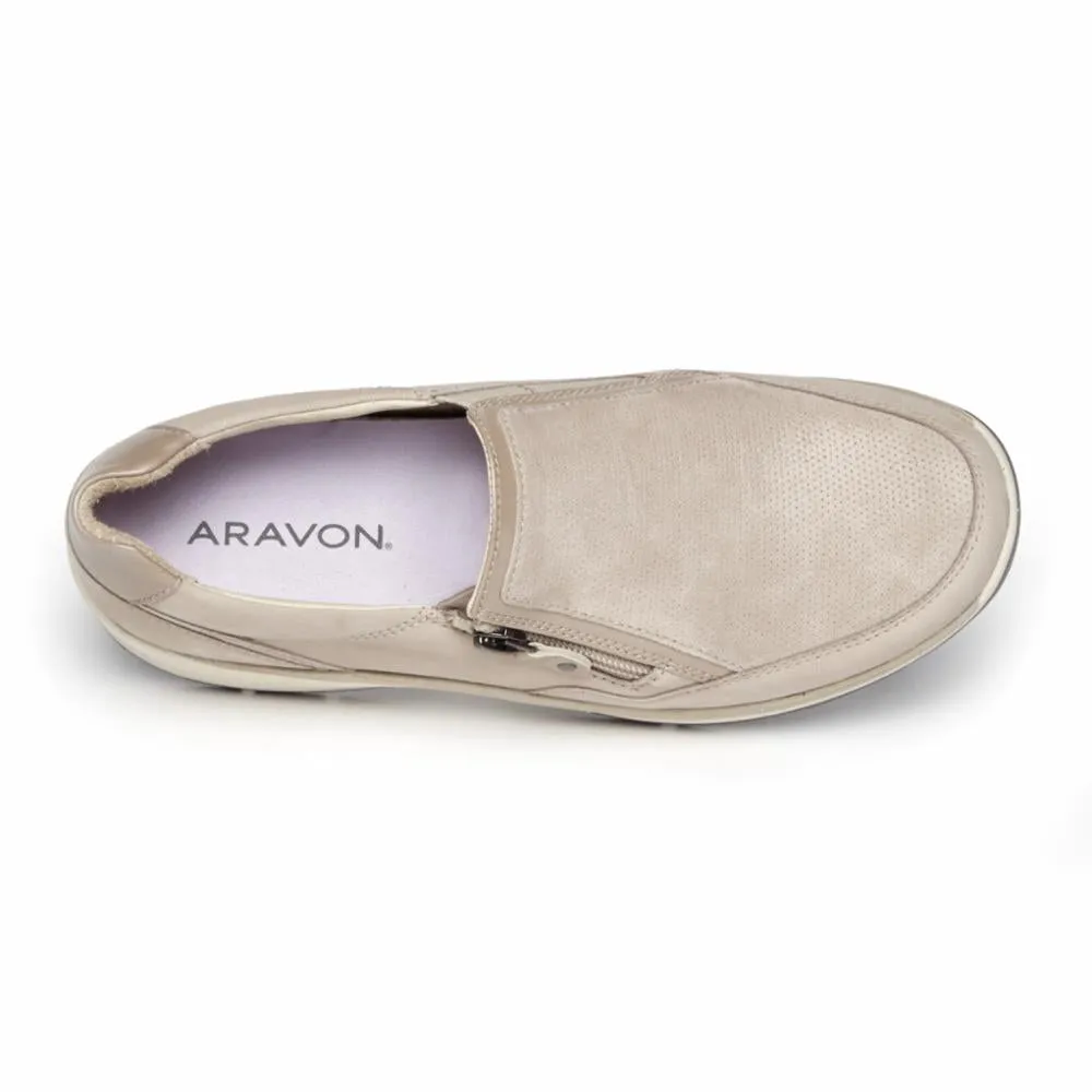 Aravon PYPER SIDE ZIP TAUPE