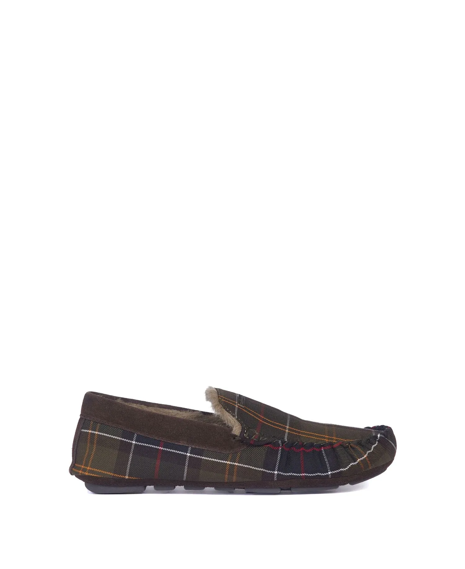 Barbour Mens 'Monty' Tartan Check Moccasin Slippers