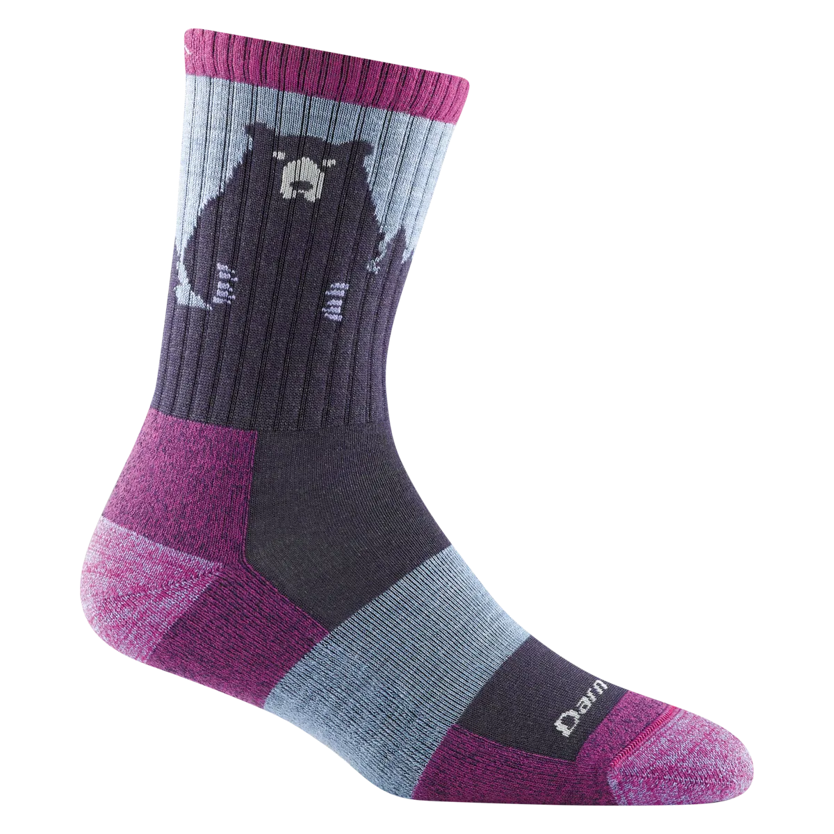 Bear Town Micro Crew Lightweight Hiking Sock