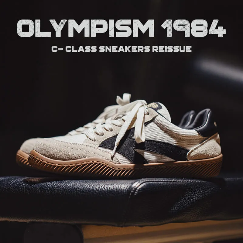 C-Class Retro Sneakers For Men "OLYMPISM 1984"