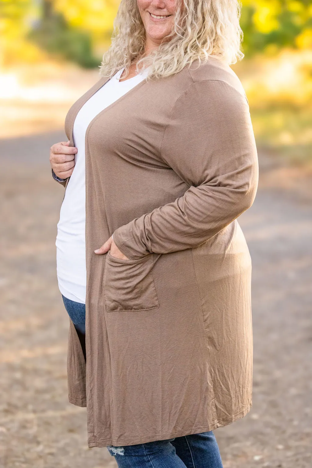 Classic Cardigan - Mocha by Michelle Mae