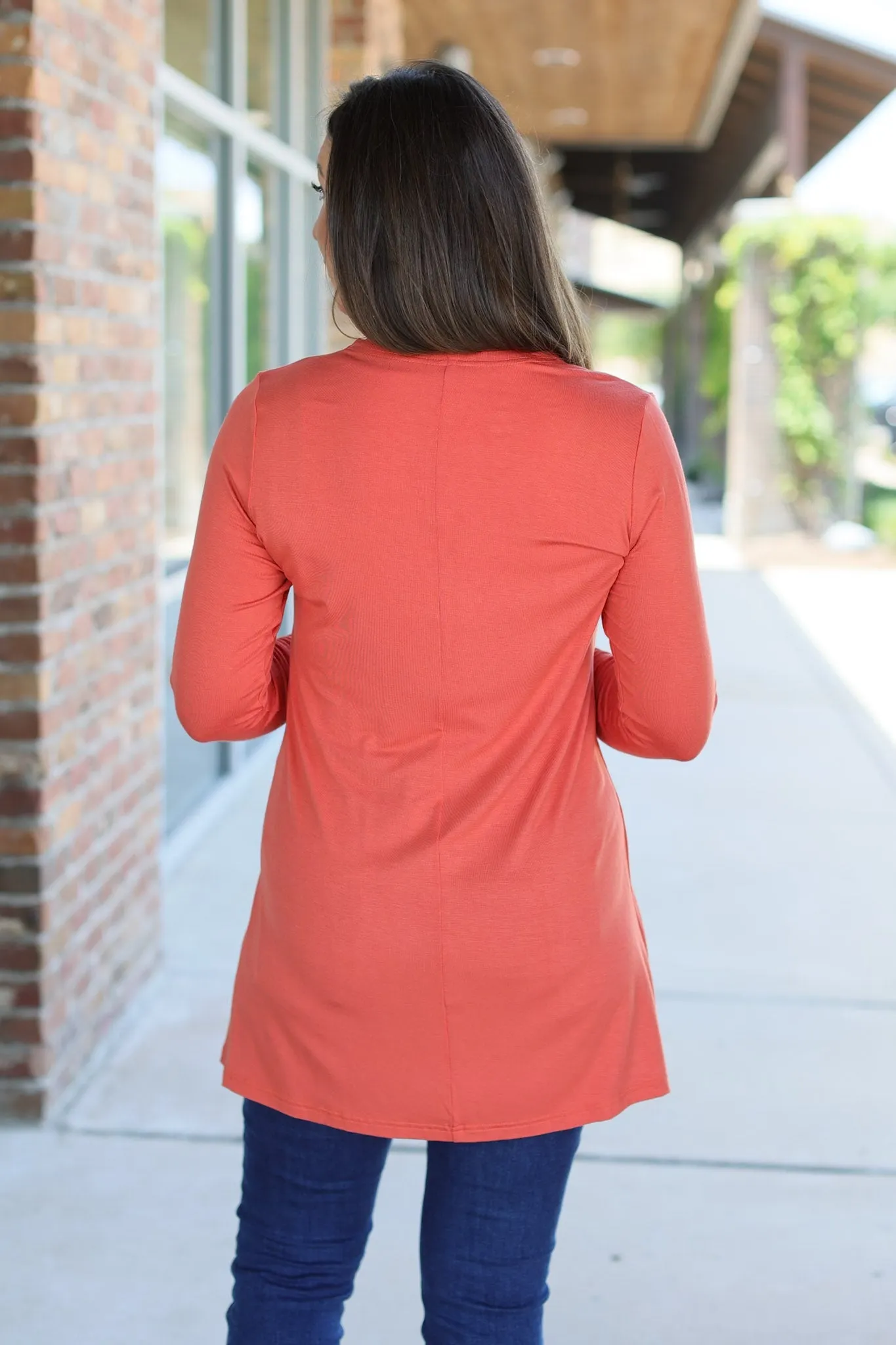 Classic Cardigan - Pumpkin by Michelle Mae