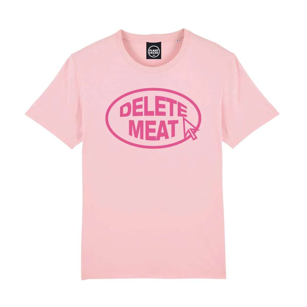 Delete Meat - Candy Pink T-Shirt