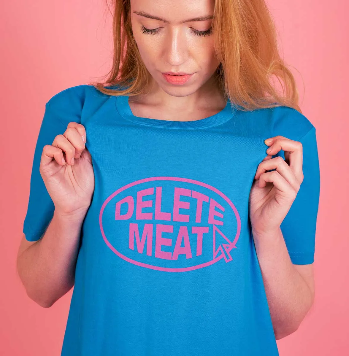 Delete Meat - Royal Blue T-Shirt