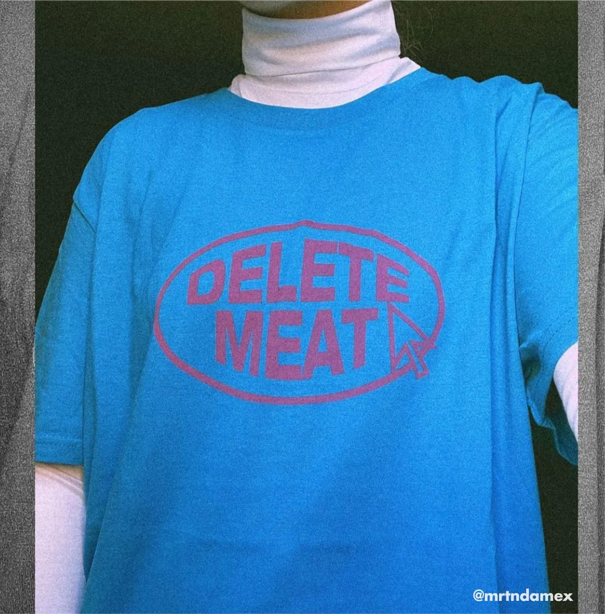 Delete Meat - Royal Blue T-Shirt