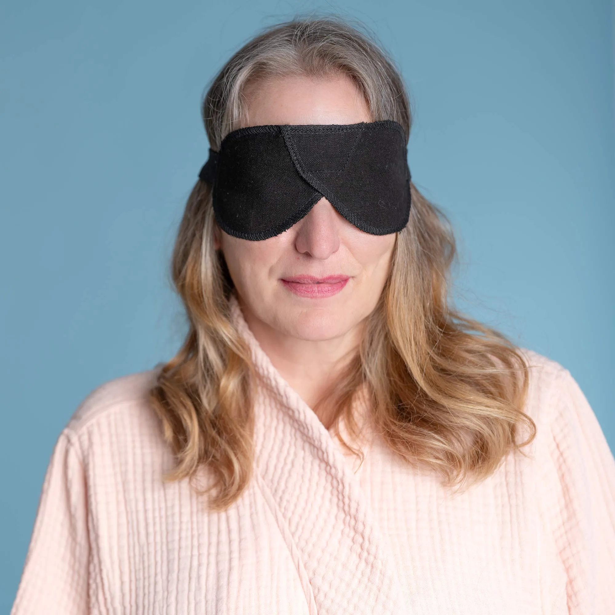 DREAM WEAVER Elastic-free 100% Organic Hemp Eyeshade (OC Thread; Latex-Free) (100% Biodegradable)