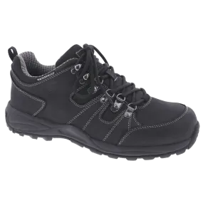 Drew Men's Canyon Hiking Shoes Black Leather