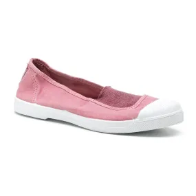 Dusty Pink Slip On Cotton Plimsolls