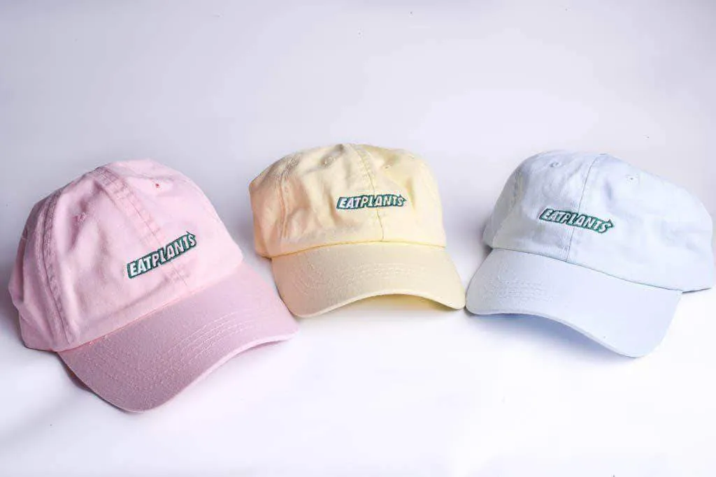 Eat Plants Hat - Pastel Pink