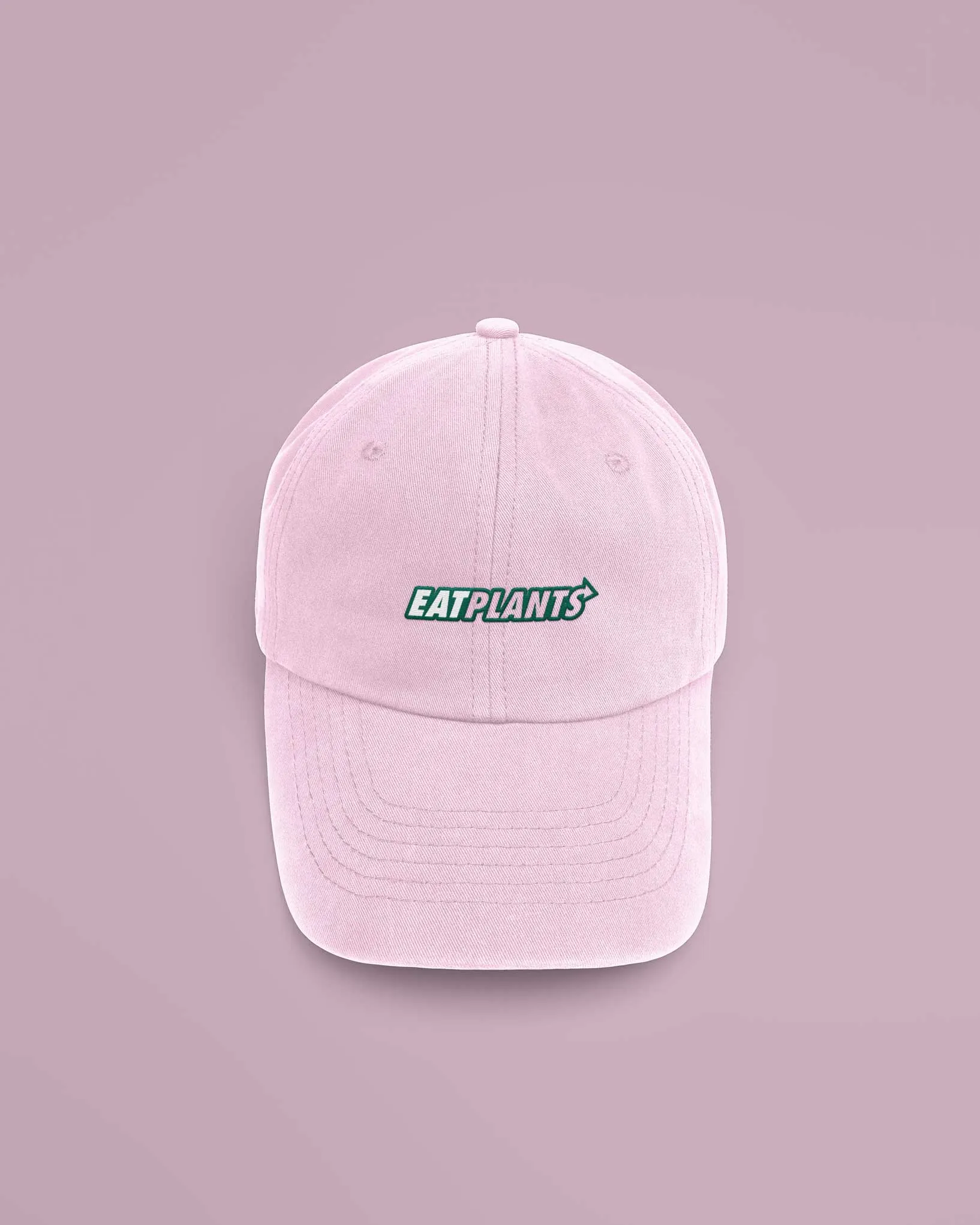 Eat Plants Hat - Pastel Pink