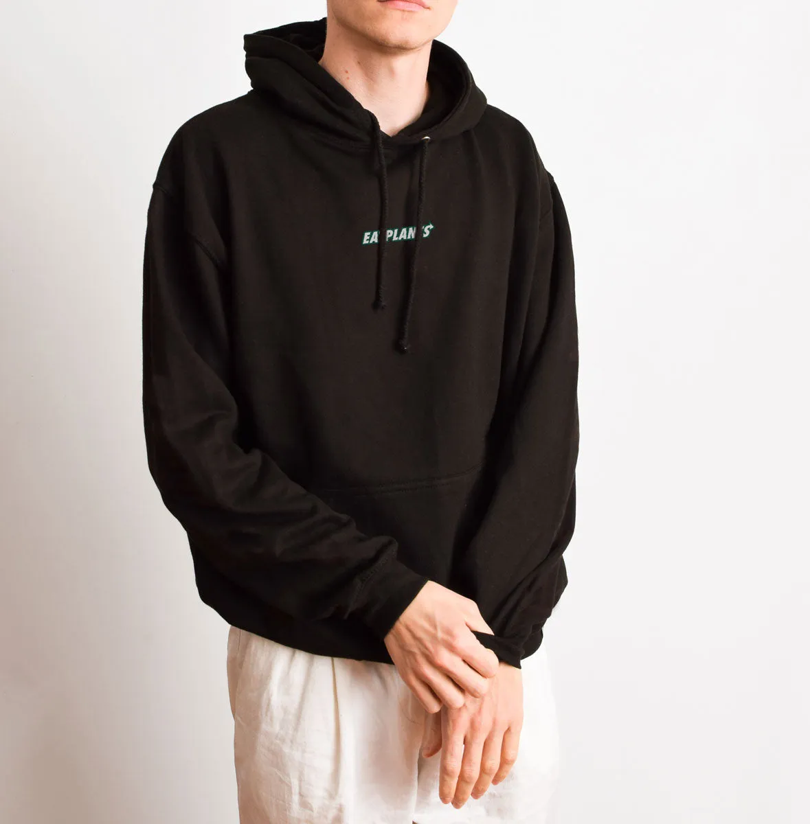 Eat Plants Hoodie - Black