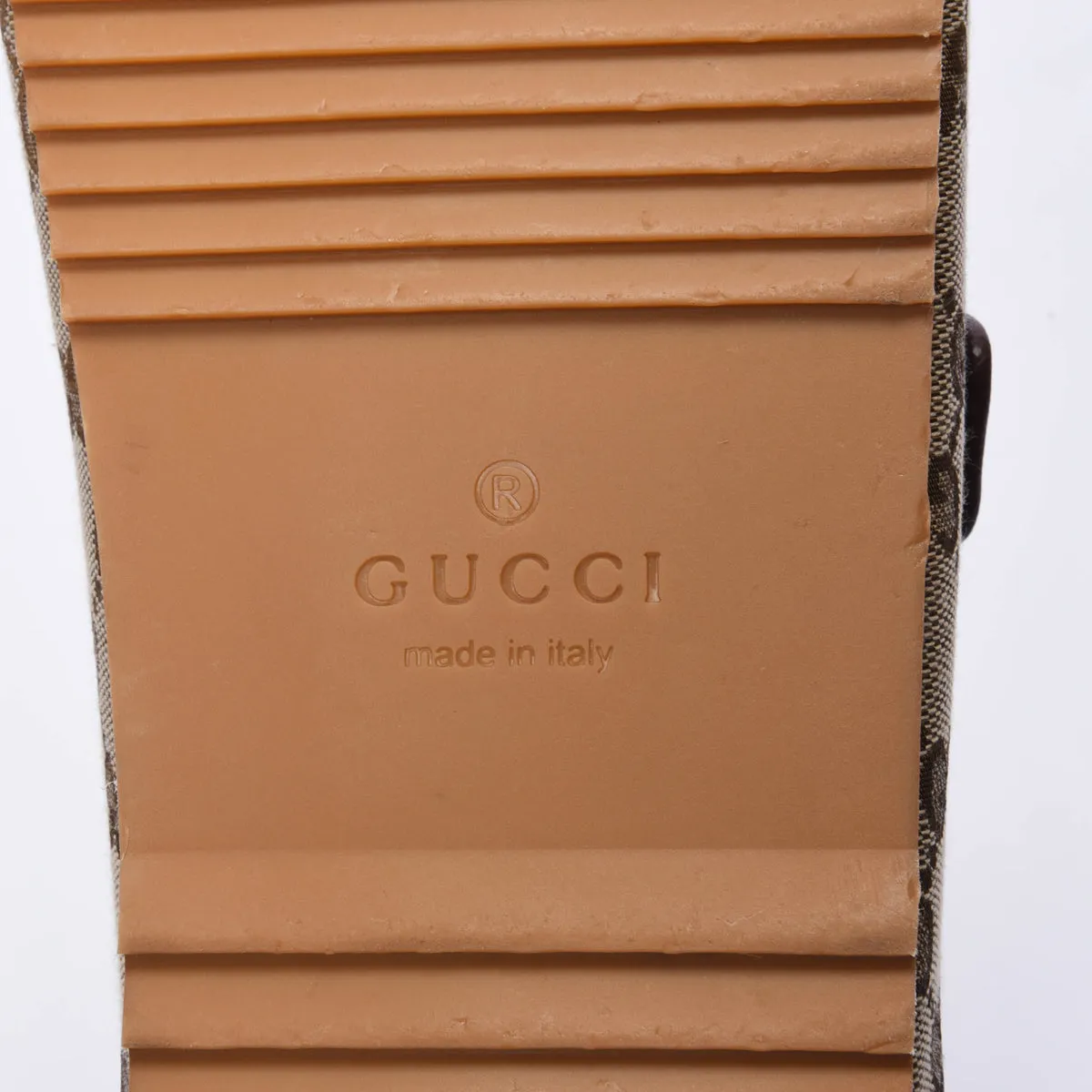 Gucci Brown GG Canvas Strap Sandals UK 13