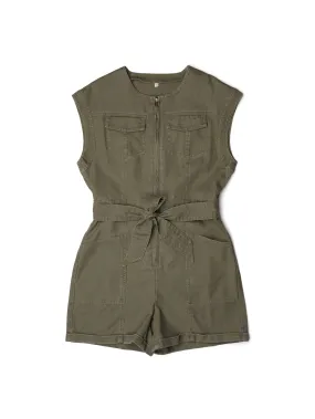 Hemp & Recycled Polyester & Organic Cotton Women's playsuit