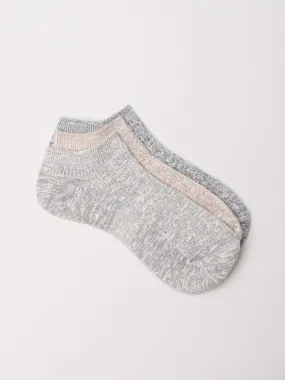 Hemp Cotton Melange Trainer Socks