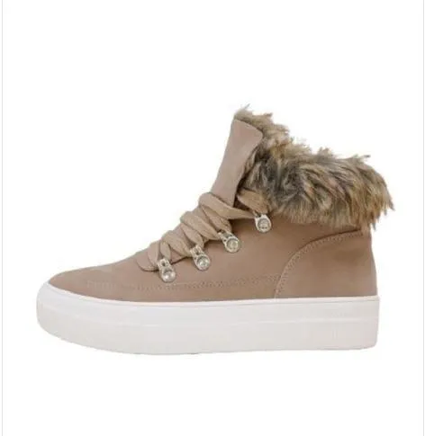 Highest Hike- Fur lined Sneaker