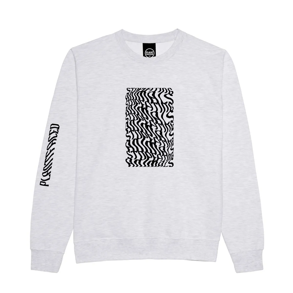 Illusions Sweater - Stop Eating Animals - Ash Grey