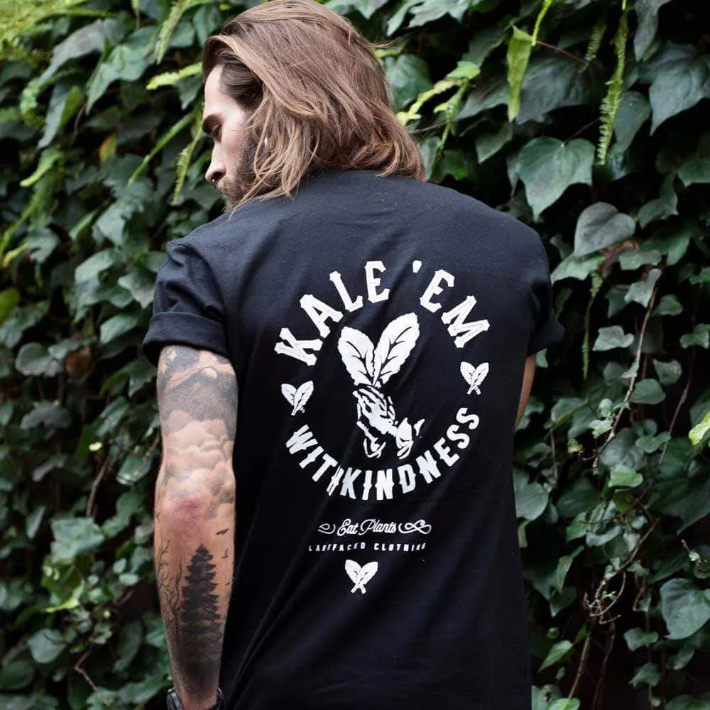 Kale 'Em With Kindness - Black T-Shirt