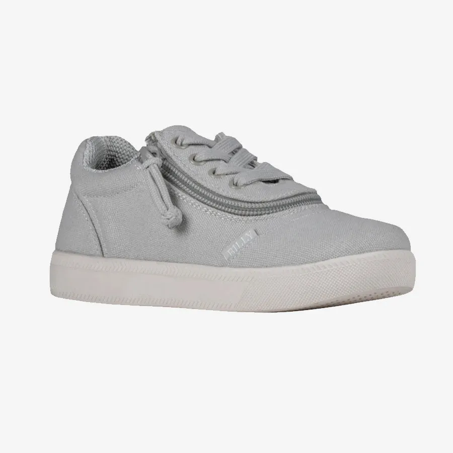 Kid's Short Wrap Low Tops Extra Wide (Grey)