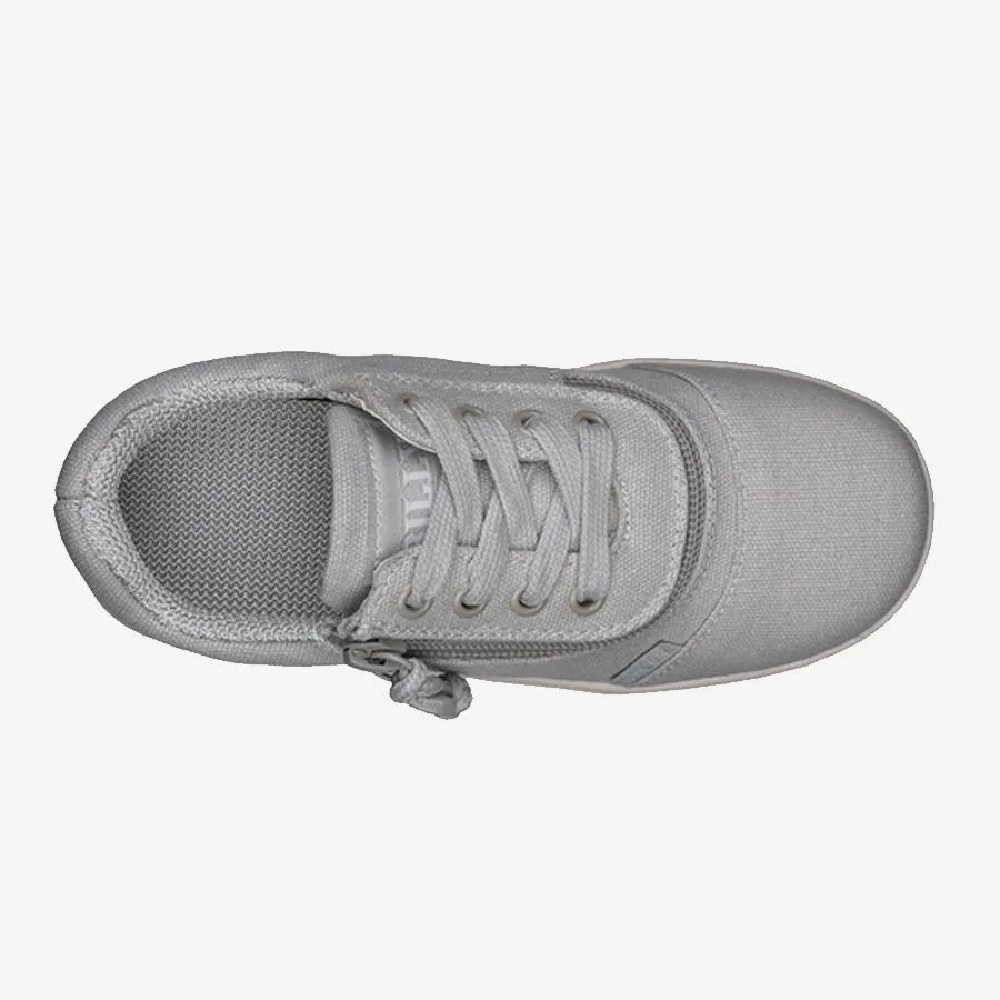 Kid's Short Wrap Low Tops Extra Wide (Grey)