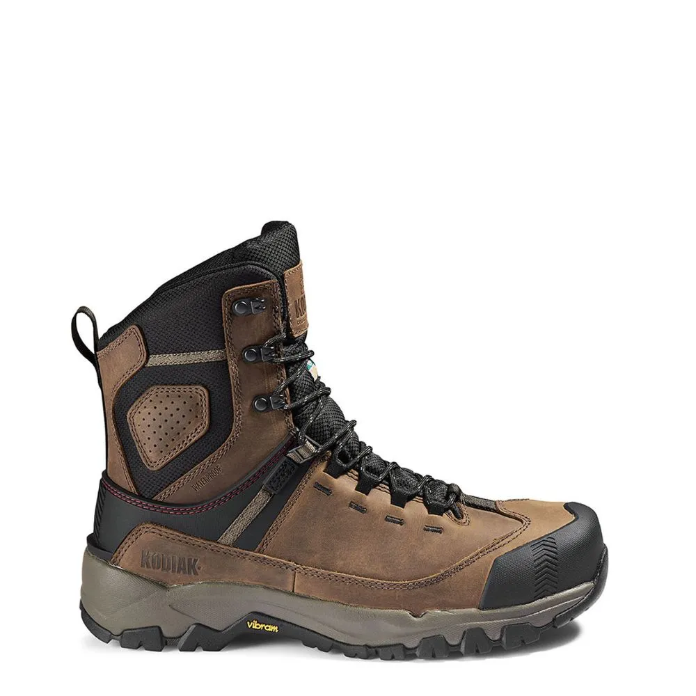 Kodiak Quest Bound Men's 8 Inch Waterproof Composite Toe Work Boot KD0A4THHBRN - Brown