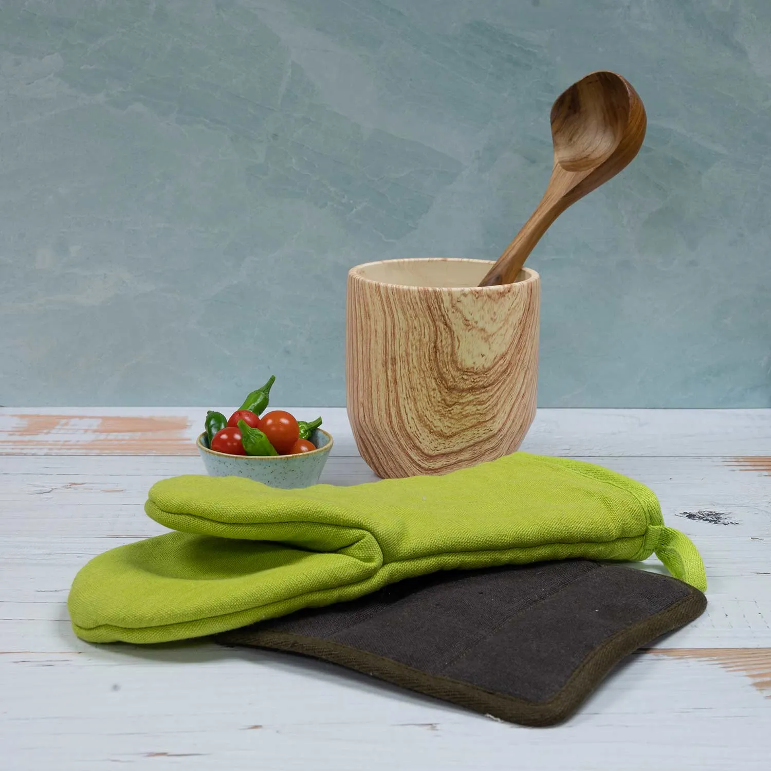 LOCH MARON Organic Hemp Pot Holder (100% Organic Cotton Fill) (No Polyester, No Fire Retardants, No Plastic, OC Thread) (100% Biodegradable)