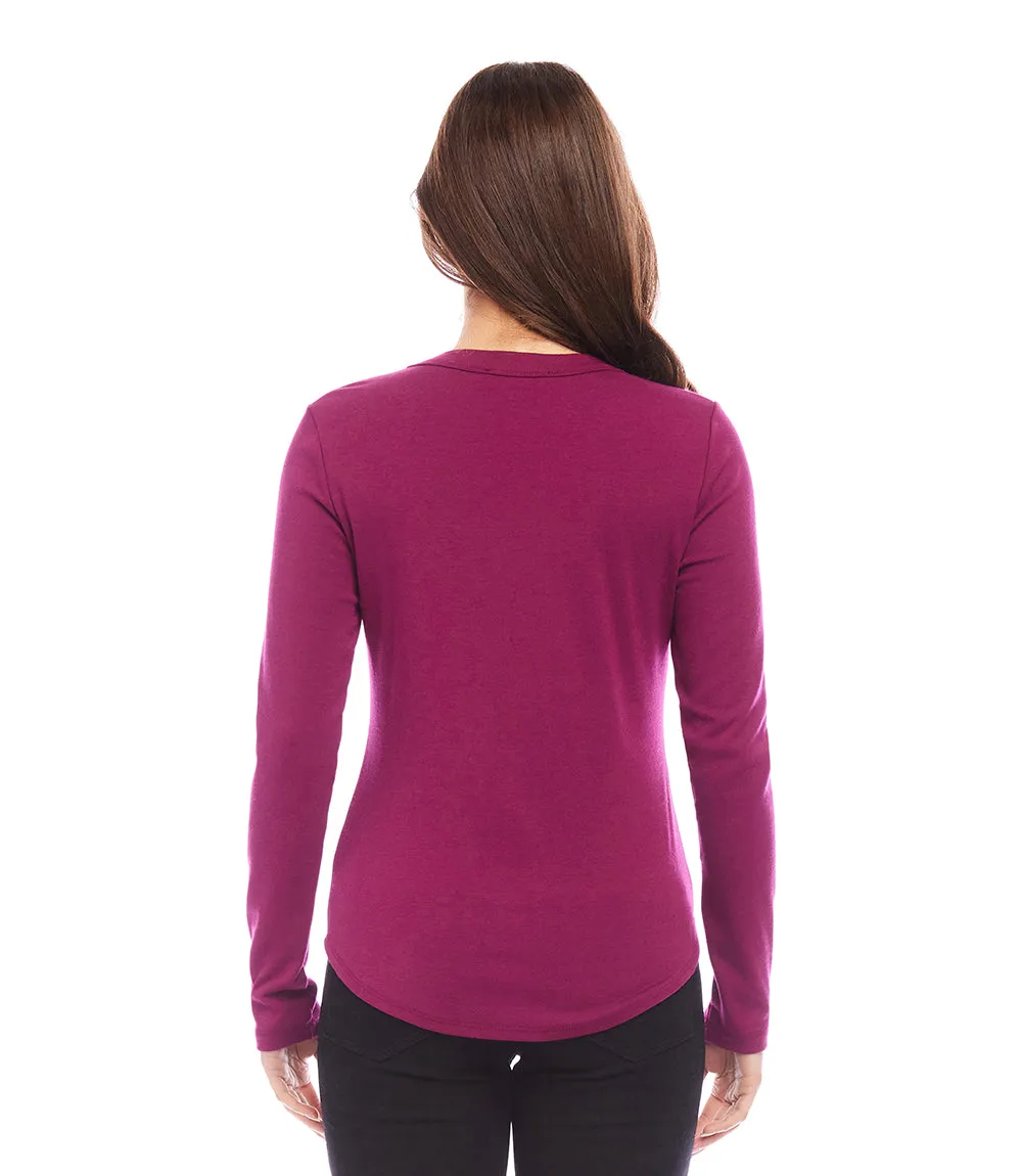 Long Sleeve Crew Neck Tee