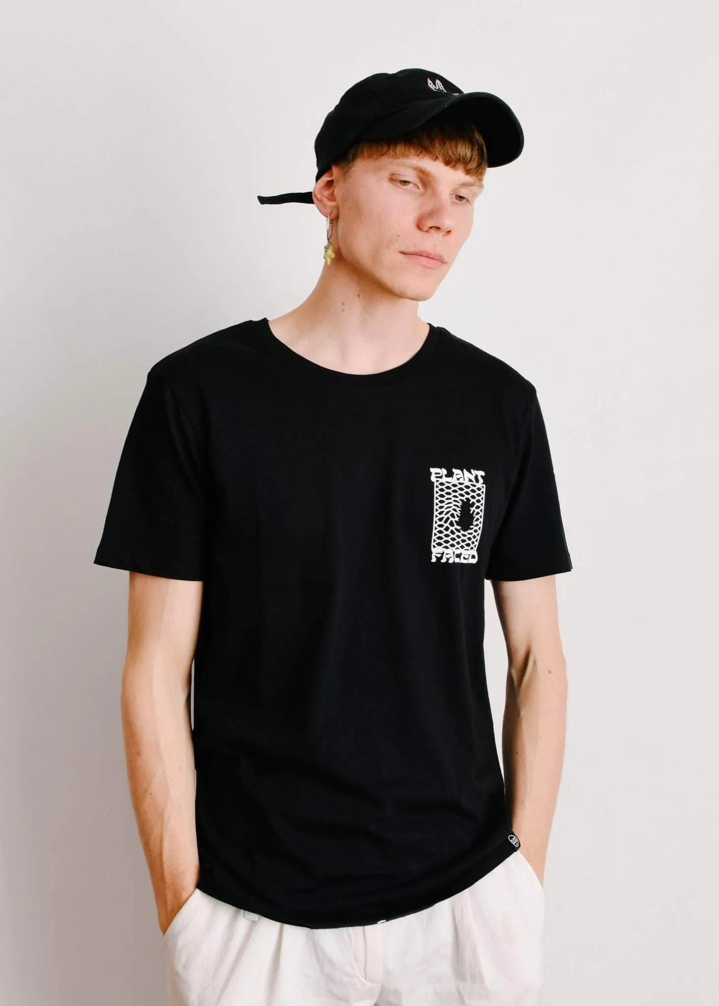 Make The Connection Double Tee - Black