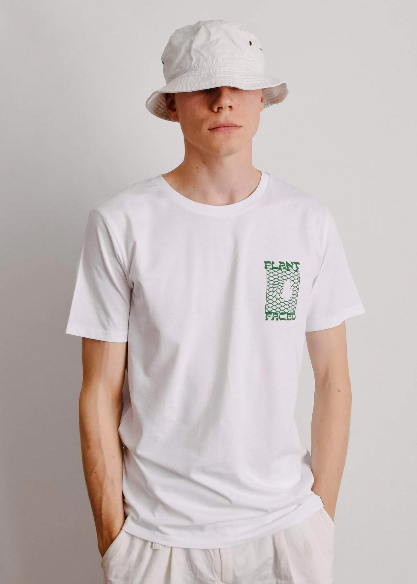 Make The Connection Double Tee - White