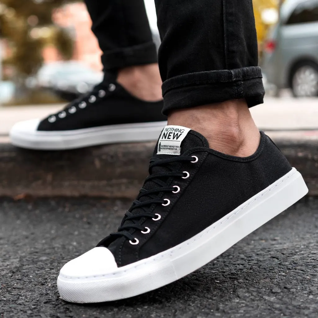 Men's Classic Low Top | Black x White