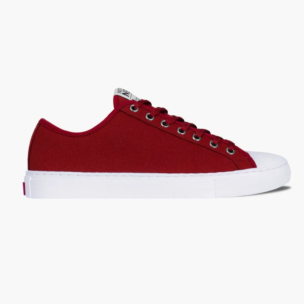 Men's Classic Low Top | Red x White