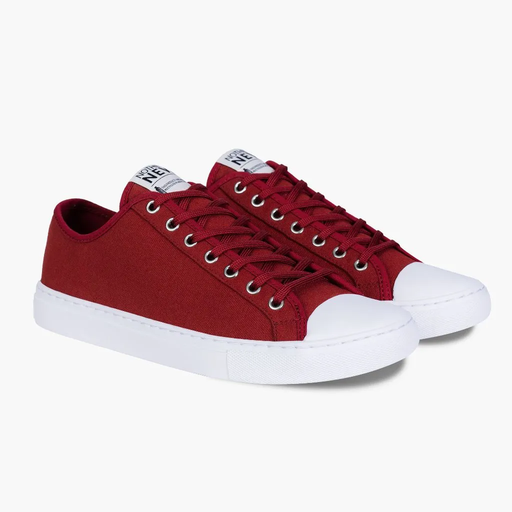 Men's Classic Low Top | Red x White