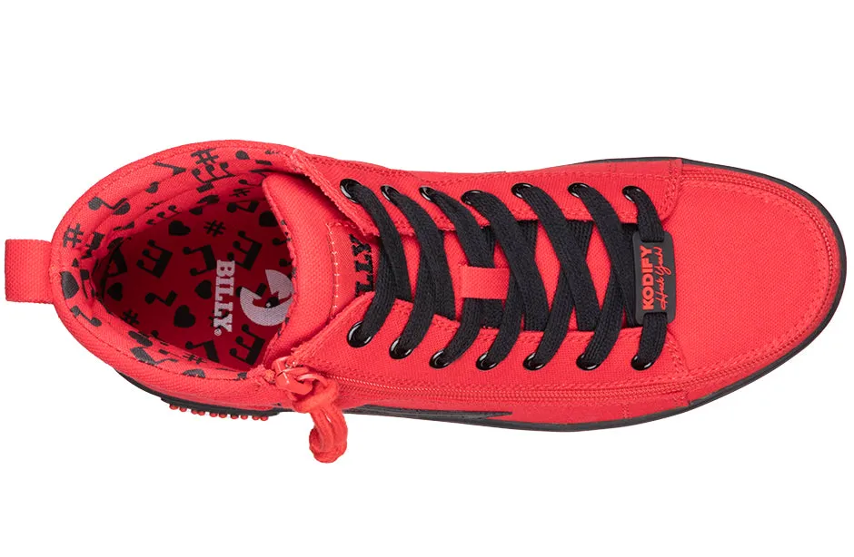 Men's Kodify Red BILLY CS High Tops