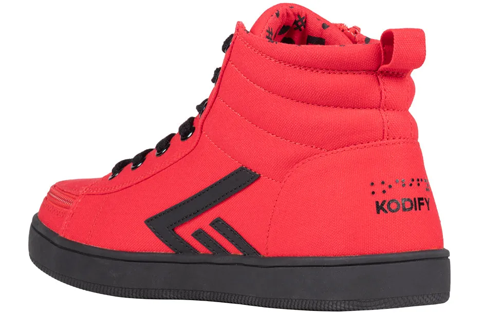 Men's Kodify Red BILLY CS High Tops