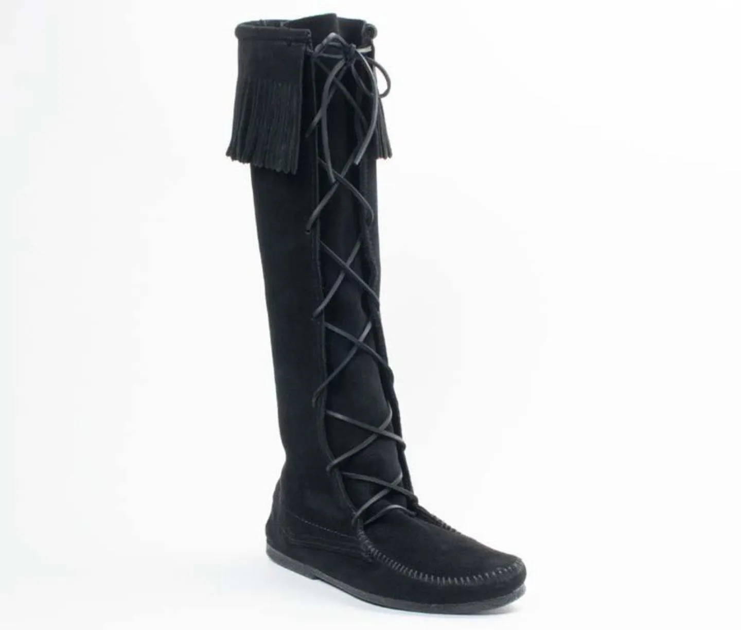 Minnetonka Men's Front Lace Knee High Boot