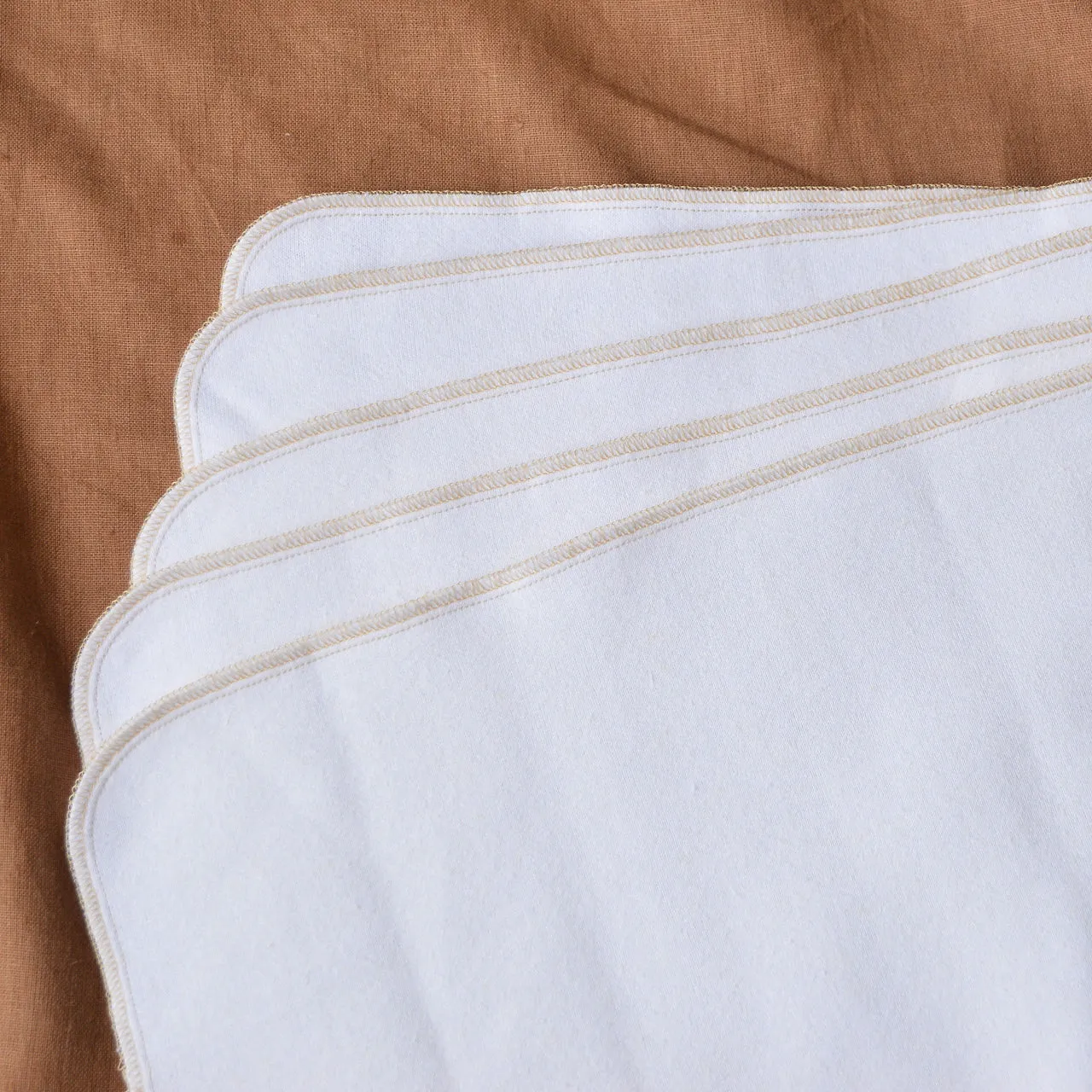 Nappy Liners - Brushed Hemp/Organic Cotton (5 pack)