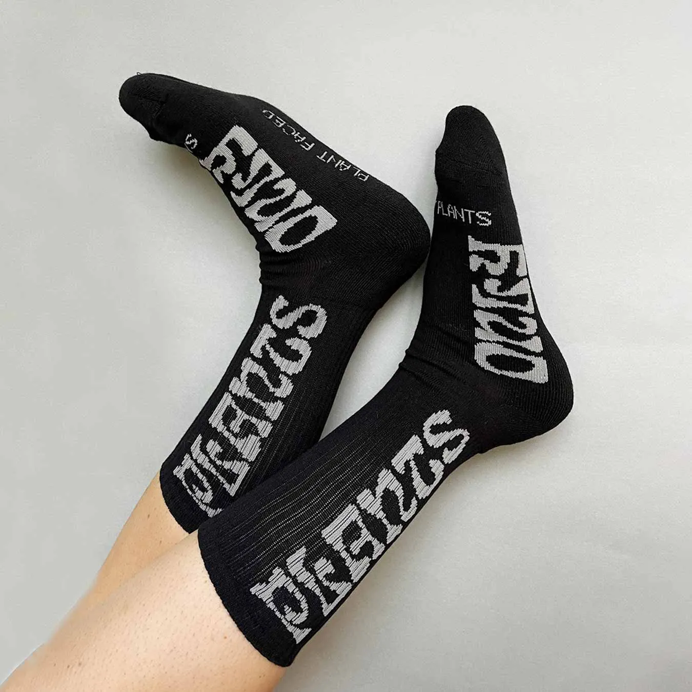 Only Plants - Eco Socks - Black