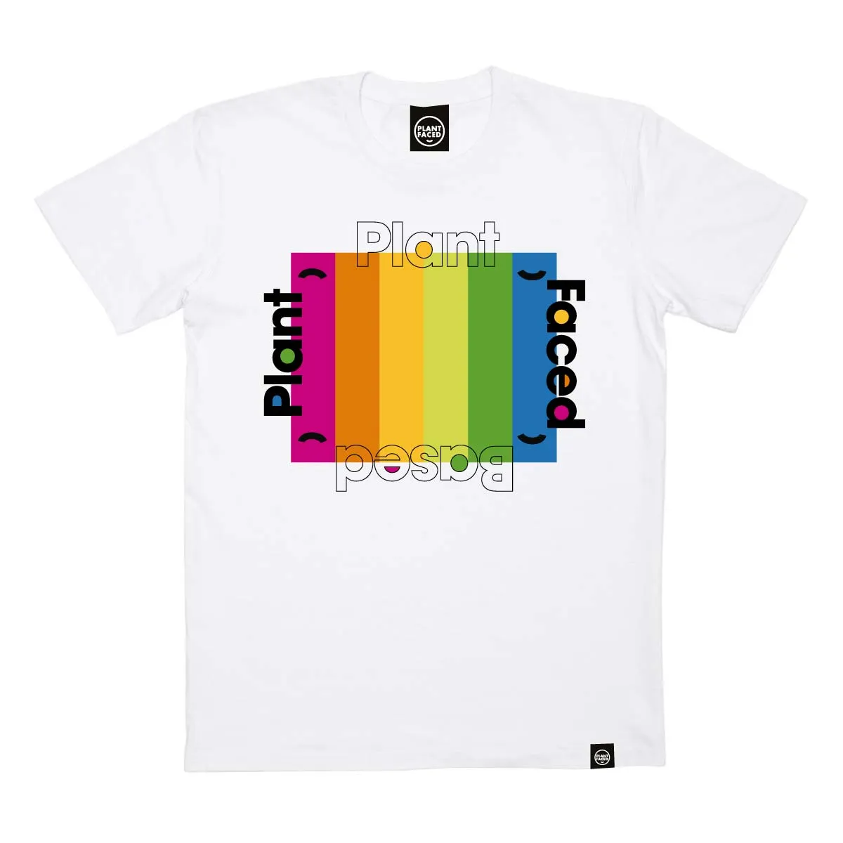 Plant Based Rainbow Tee - White