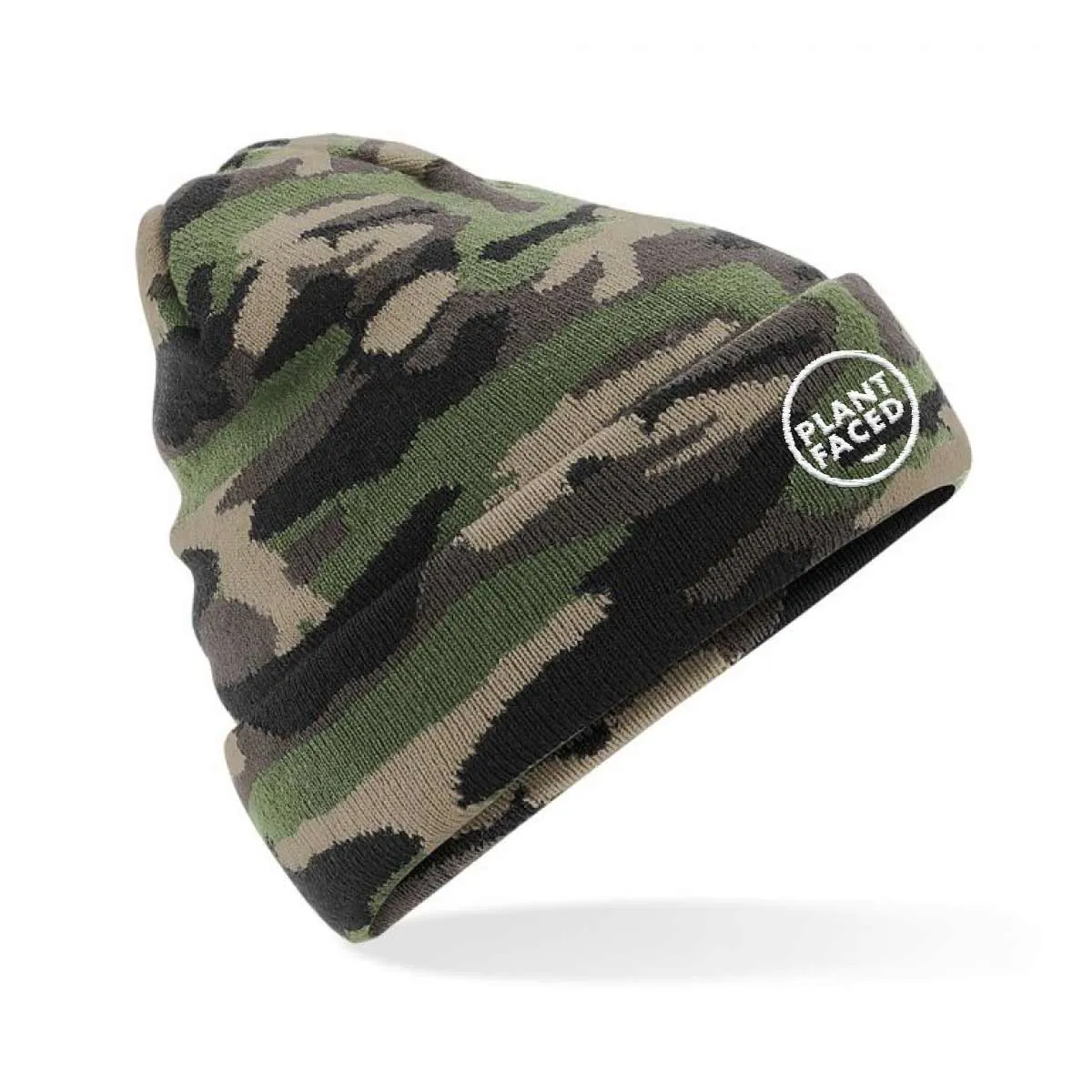 Plant Faced Beanie - True Camo