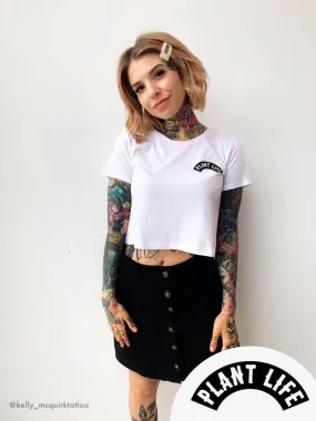 Plant Life Classic - White Crop Top