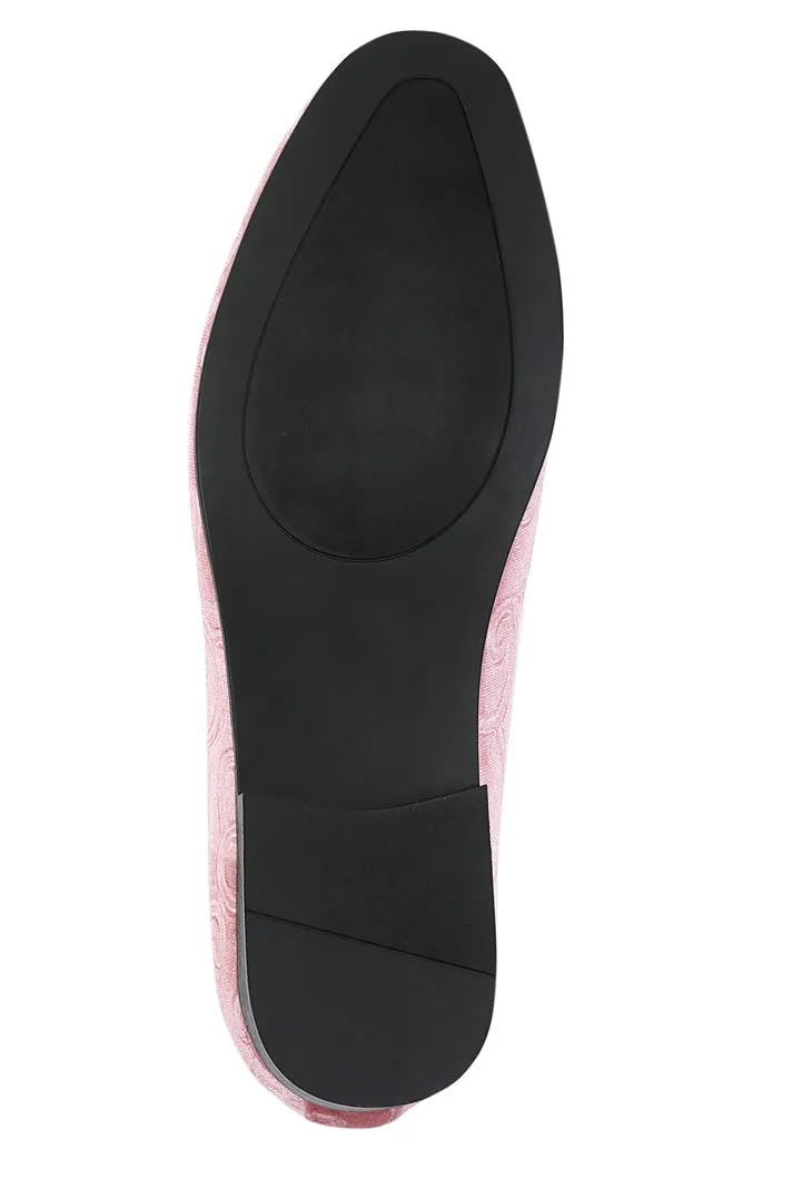 "Bryant" Pink Tuxedo Shoes