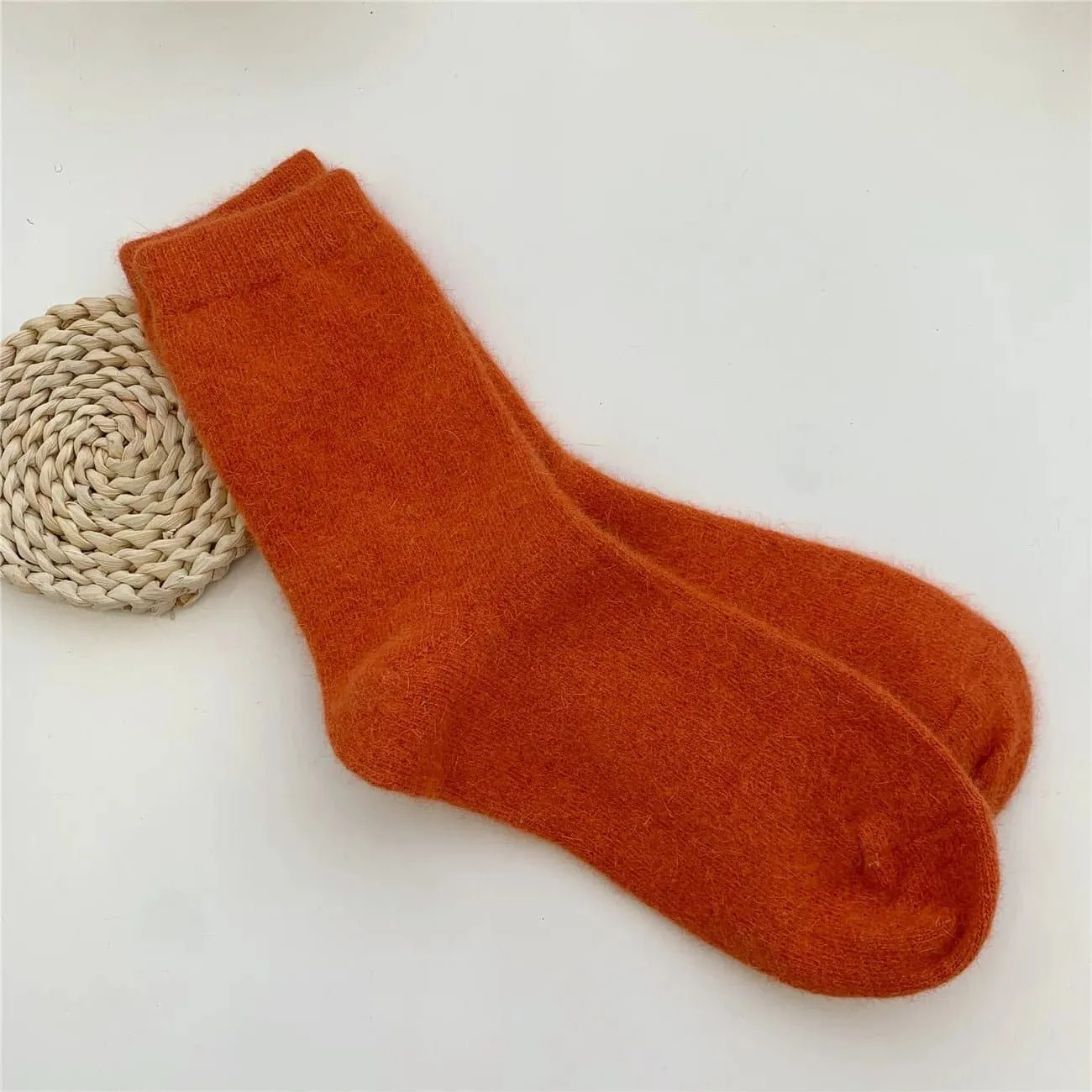 Rabbits Hair Socks - Cozy and Warm Women's Winter Socks (Pack of 2)