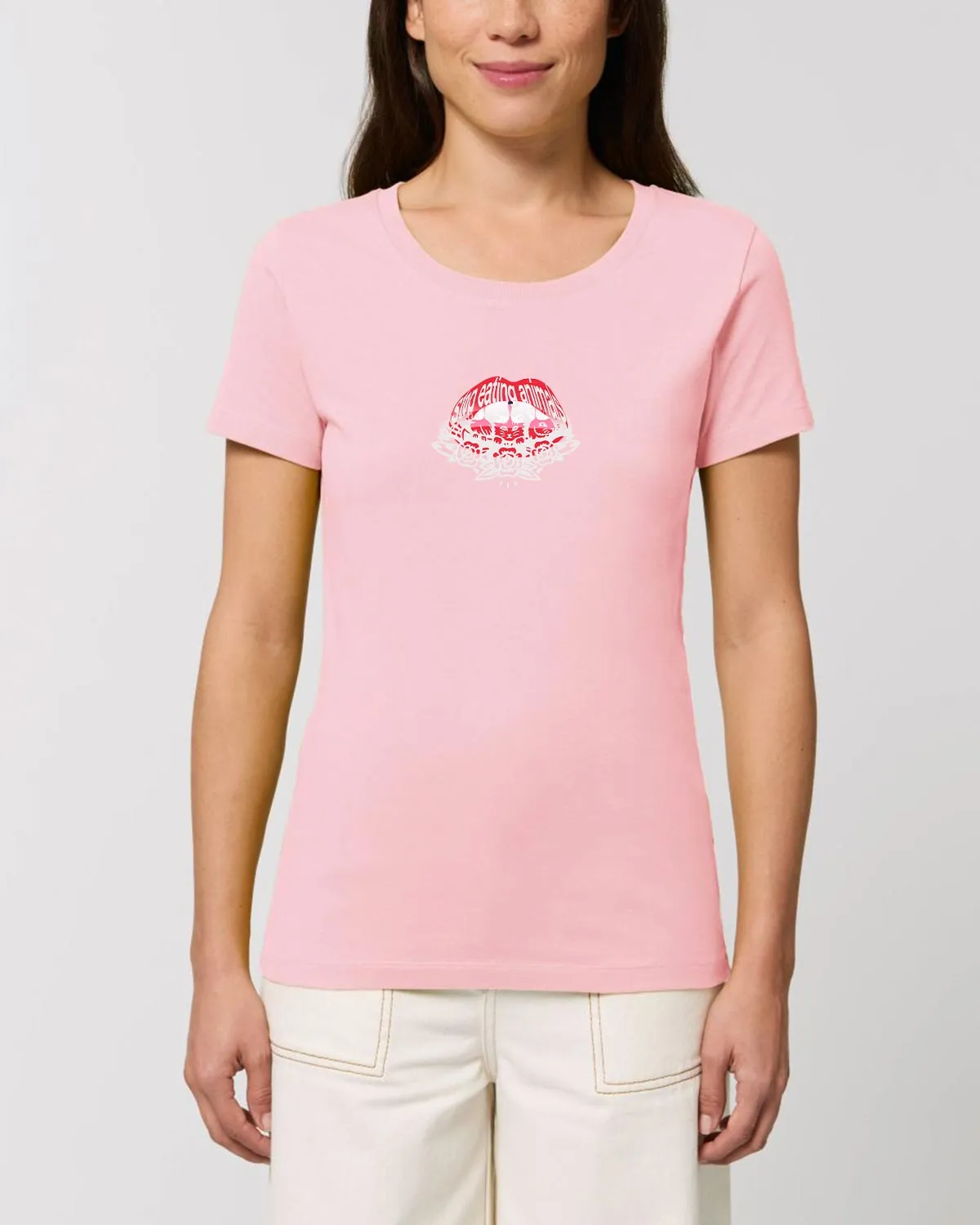 Read My Lips - Femme Tee - Pink