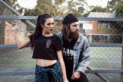 Soulless - Black Crop Top