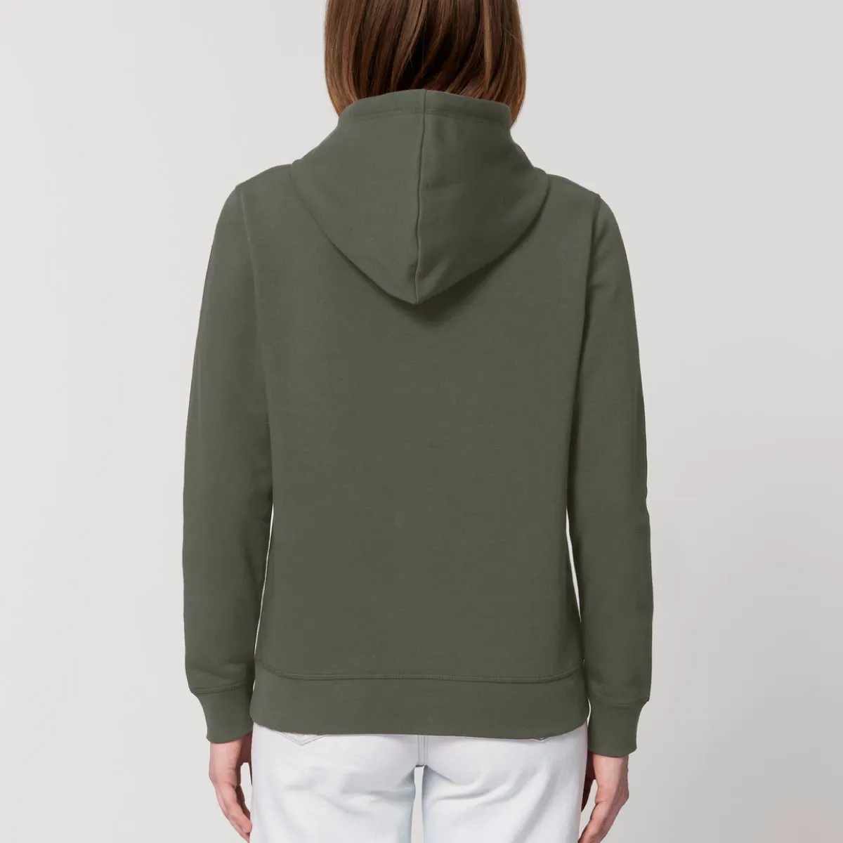 The Classics Hoodie - Embroidered Logo - Olive Green - ORGANIC X RECYCLED